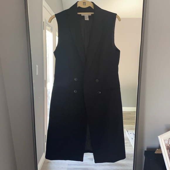 H&M Jackets & Blazers - H&M black vest with buttons size 8. Perfect condition